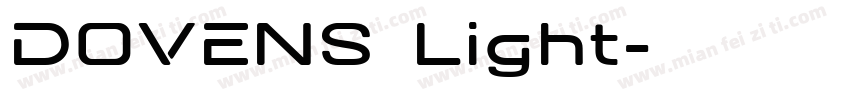 DOVENS Light字体转换